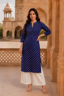 Neel Leheriya Grace Pintuck Cotton Kurta