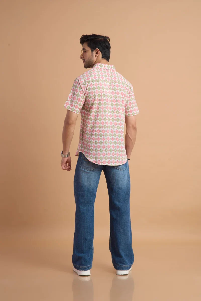 Handcrafted Block Print Cotton Shirt
