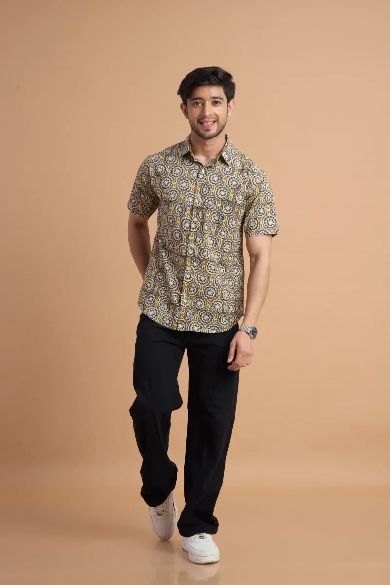 Handcrafted Block Print Cotton Shirt