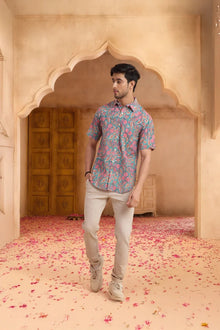 Handcrafted Block Print Cotton Shirt