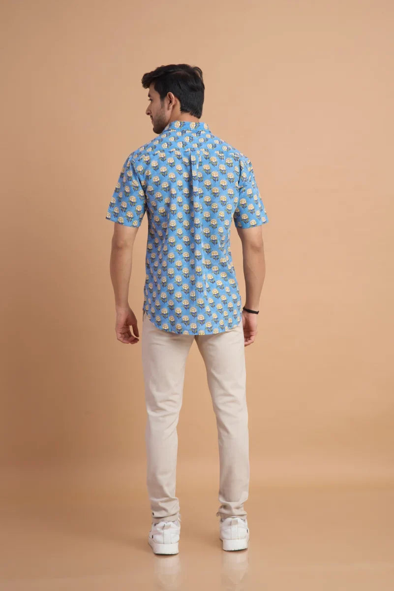 Handcrafted Block Print Cotton Shirt