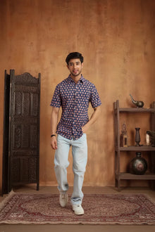 Handcrafted Block Print Cotton Shirt