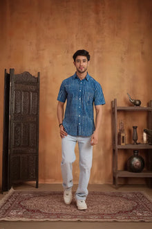Handcrafted Block Print Cotton Shirt